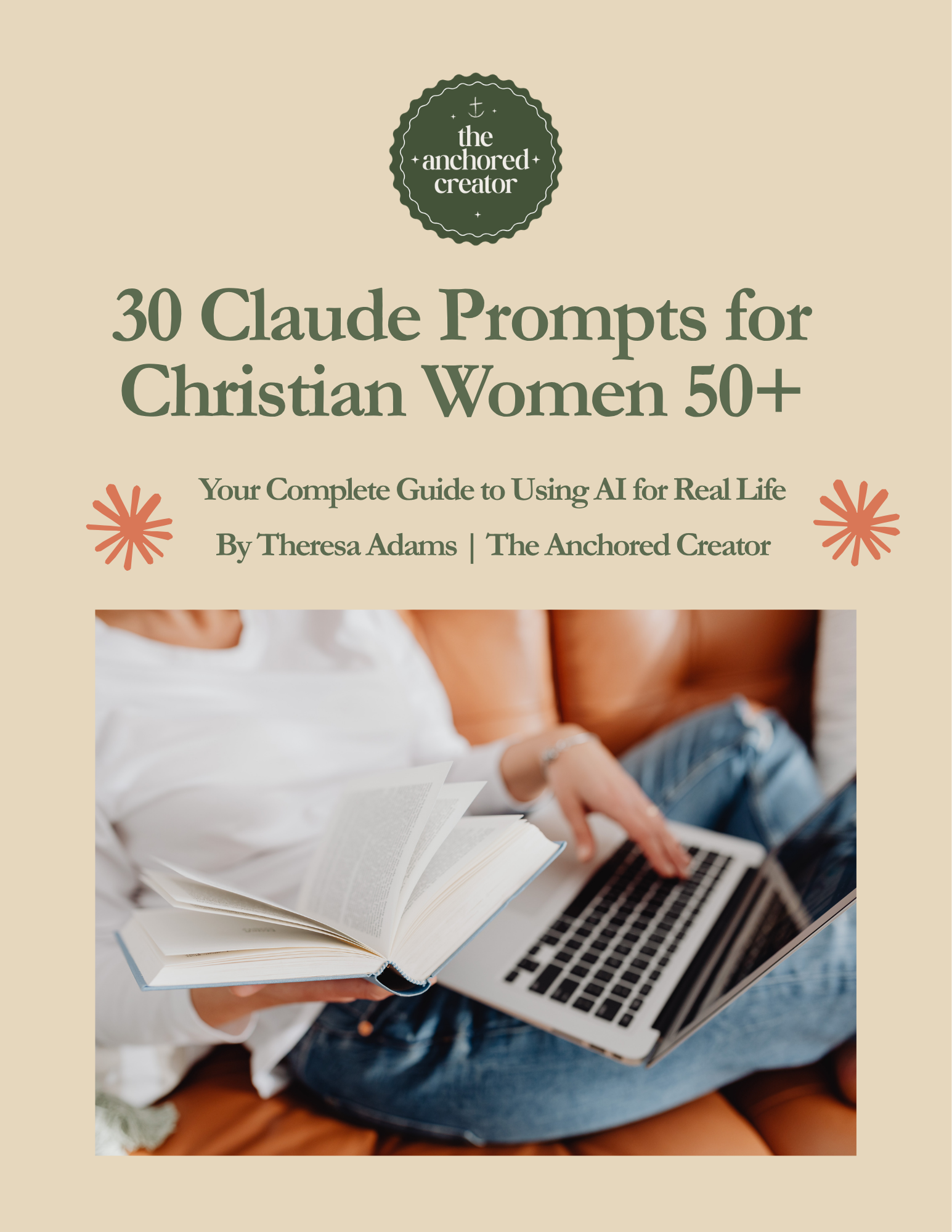 30 Claude Prompts for Christian Women 50+ by Theresa Adams